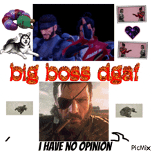 a picture of a man smoking a cigar with the words " big boss deaf " above him