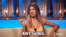 Anything Nicole Obrien GIF - Anything Nicole Obrien Too Hot To Handle GIFs