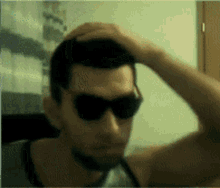 Xdamagers Shades On GIF - Xdamagers Shades On Head Shaking GIFs