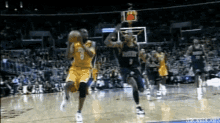 Kobe Bryant Dunking On Someones Head GIF