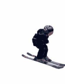 skiing kid