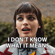 I Don'T Know What It Means Maeve Wiley GIF - I Don'T Know What It Means Maeve Wiley Emma Mackey GIFs