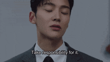 Rowoon Take Responsibility GIF - Rowoon Take Responsibility Destined With You GIFs
