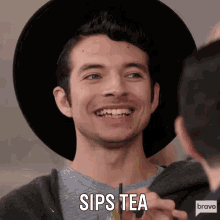 Sips Tea Tea GIF - Sips Tea Tea Gossip GIFs