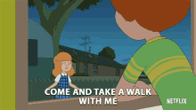 Come And Take A Walk With Me Bridget Fitzsimmons GIF - Come And Take A Walk With Me Bridget Fitzsimmons F Is For Family GIFs