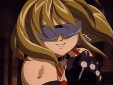 a close up of a cartoon character wearing sunglasses and gloves
