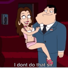 American Dad I Dont Do That Sir GIF - American Dad I Dont Do That Sir Sit On Lap GIFs