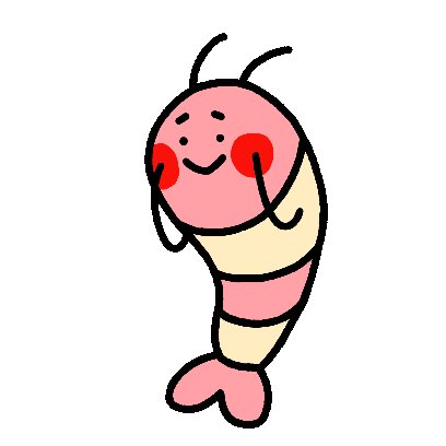 Shrimp Emotion Sticker - Shrimp Emotion Pink Stickers