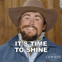 Its Time To Shine Coy Melancon GIF - Its Time To Shine Coy Melancon Ultimate Cowboy Showdown GIFs