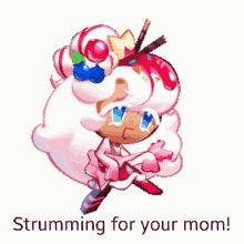 Cookie Run Strumming GIF - Cookie Run Strumming Your Mom GIFs