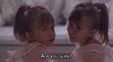 Olsen Twins Are You Sure GIF - Full House Olsen Twins Are You Sure GIFs
