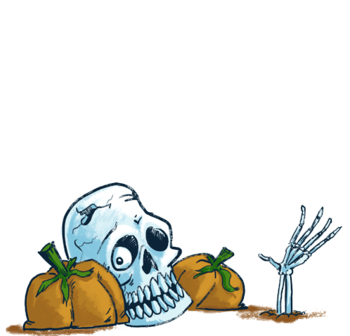 Happy Halloween Halloween Funny Sticker - Happy Halloween Halloween Funny Skeleton Stickers