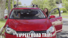 Parks And Rec Ann Perkins GIF - Parks And Rec Ann Perkins Yippee Road Trip GIFs
