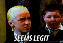 Malfoy'S Legit GIF - Draco Malfoy Harry Potter Seems Legit GIFs