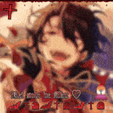 a picture of a boy with the words rei solo de aku