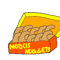 Moocis Nugget Sticker - Moocis Nugget Nuggets Stickers