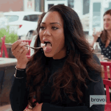 eating monique samuels real housewives of potomac rhop take a bite