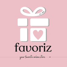 a logo for favoriz your favorite online store is shown