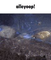 a screenshot of a video game with the words alleyoop on the bottom