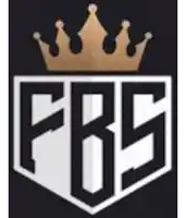 a logo for a company called frs with a crown on top of it