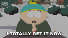 I Totally Get It Now Cartman GIF - I Totally Get It Now Cartman South Park GIFs