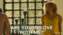 Are You In Love With Me Anna Connor GIF - Are You In Love With Me Anna Connor White Lines GIFs