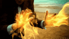 Fire Magic Spell Kai Parker GIF