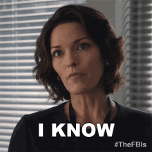 I Know Special Agent In Charge Isobel Castille GIF - I Know Special Agent In Charge Isobel Castille Fbi GIFs
