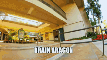 Brain Aragon Rollerblader GIF