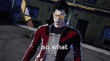So What No More Heroes GIF - So What No More Heroes Travis Touchdown GIFs