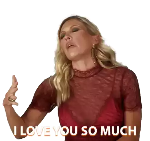 I Love You So Much Real Housewives Of Orange County Sticker - I Love You So Much Real Housewives Of Orange County Rhoc Stickers
