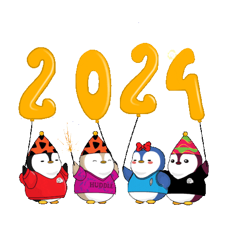 Celebration New Year Sticker - Celebration New Year Penguin Stickers