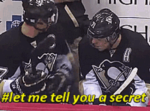 Let Me Tell You A Secret Pittsburgh Penguins GIF - Let Me Tell You A Secret Pittsburgh Penguins Sidney Crosby GIFs