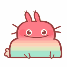 Rainbow Bunny GIF - Rainbow Bunny Lgbt GIFs