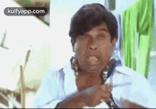 Brahmi Shocking Reaction.Gif GIF - Brahmi Shocking Reaction Funny Telugu GIFs