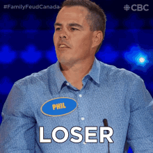 Loser Phil GIF - Loser Phil Family Feud Canada GIFs