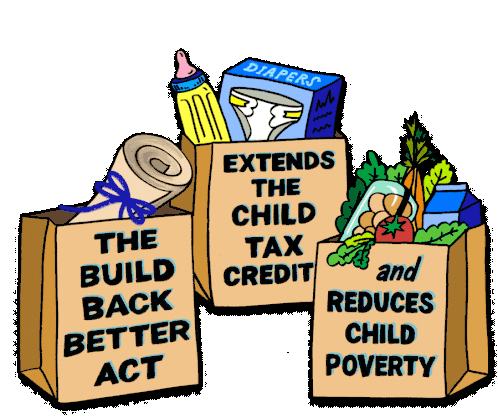 American Rescue Plan Framework Sticker - American Rescue Plan Framework Child Tax Credit Stickers
