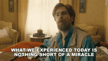 What We Experienced Today Is Nothing Short Of A Miracle Sam Rockwell GIF - What We Experienced Today Is Nothing Short Of A Miracle Sam Rockwell Don Verdean GIFs