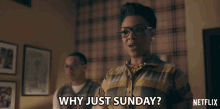 Why Just Sunday Courtney Sauls GIF - Why Just Sunday Courtney Sauls Brooke GIFs