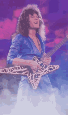 Eddie Van Halen Van Halen The King The King The Greatest Guitarist The Goat GIF