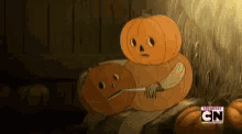Pumpkin Awkward GIF - Pumpkin Awkward Carve GIFs