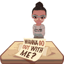Wanna Go Out With Me A Date GIF - Wanna Go Out With Me A Date Lou GIFs