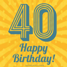 Happy Birthday Happy40th Birthday GIF - Happy Birthday Happy40th Birthday Hbd GIFs
