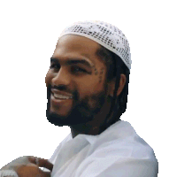 Smiling Dave East Sticker