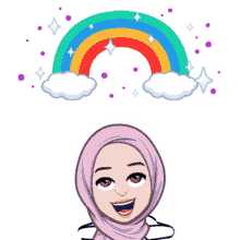 Rainbow Sparkle GIF - Rainbow Sparkle Smile GIFs
