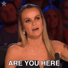 Are You Here To Win Amanda Holden GIF - Are You Here To Win Amanda Holden Britain'S Got Talent GIFs
