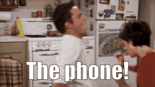 friends friends chandler chandler bing the phone is making sound panic