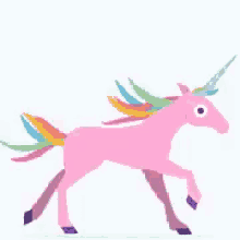 Unicorn Running GIF - Unicorn Running Magical GIFs