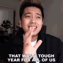 That Was A Tough Year For All Of Us Kimpoy Feliciano GIF - That Was A Tough Year For All Of Us Kimpoy Feliciano Mahirap Na Taon GIFs