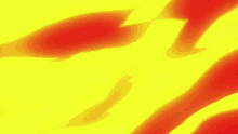 a close up of a person 's face surrounded by flames